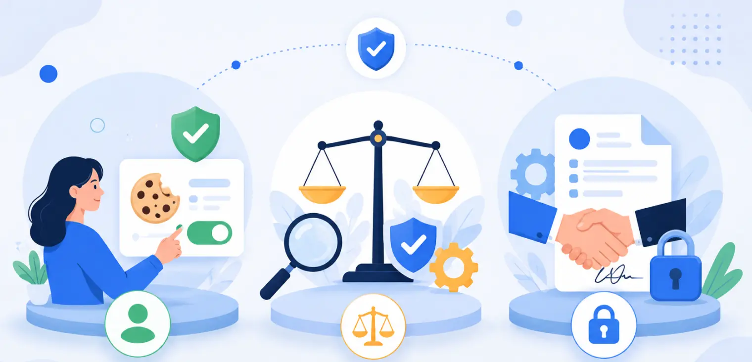 La diferencia entre consentimiento, interés legítimo y necesidad contractual