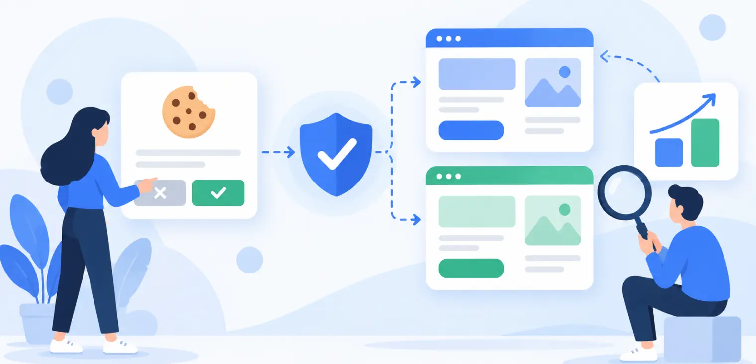 Ferramentas de teste A/B exigem consentimento de cookies?